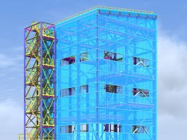 Ingenieurbüro Planungsbüro Architektur 3D modell industrie